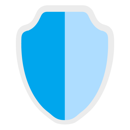 Shield as drawn by Microsoft in Windows 11 22H2