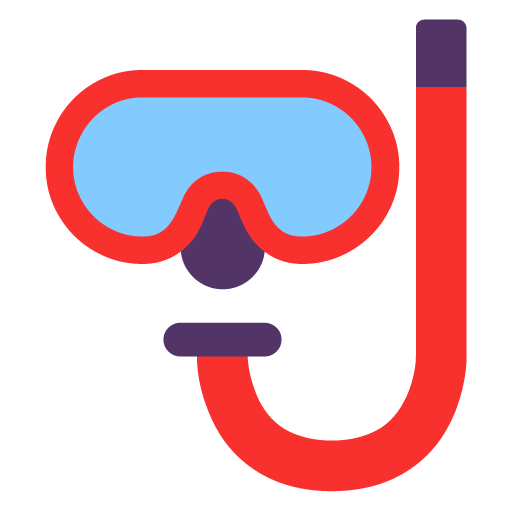 Diving Mask as drawn by Microsoft in Windows 11 22H2