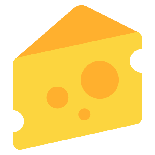 Cheese Wedge as drawn by Microsoft in Windows 11 22H2