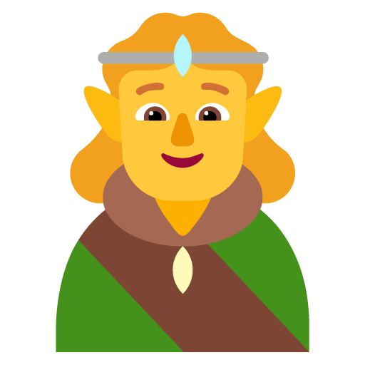 Elf as drawn by Microsoft in Windows 11 22H2