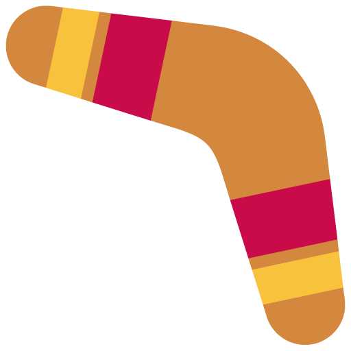 Boomerang as drawn by Microsoft in Windows 11 22H2