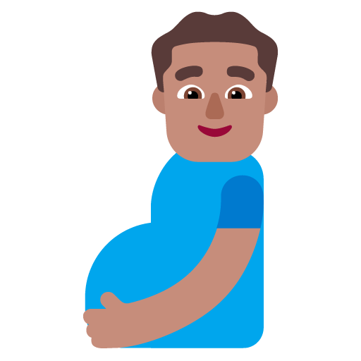 Pregnant Man: Medium Skin Tone, the design in this release