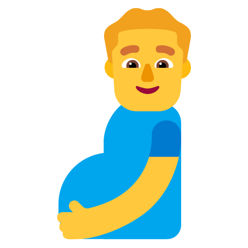 Pregnant Man, the design in this release