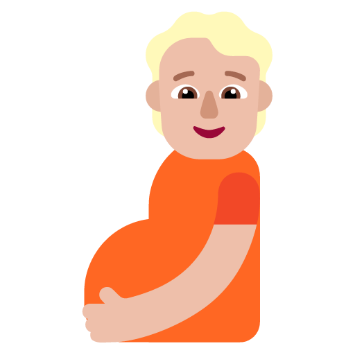 Pregnant Person: Medium-Light Skin Tone, the design in this release