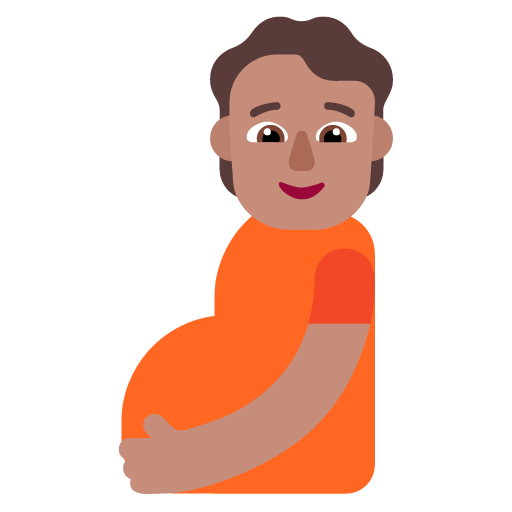 Pregnant Person: Medium Skin Tone, the design in this release