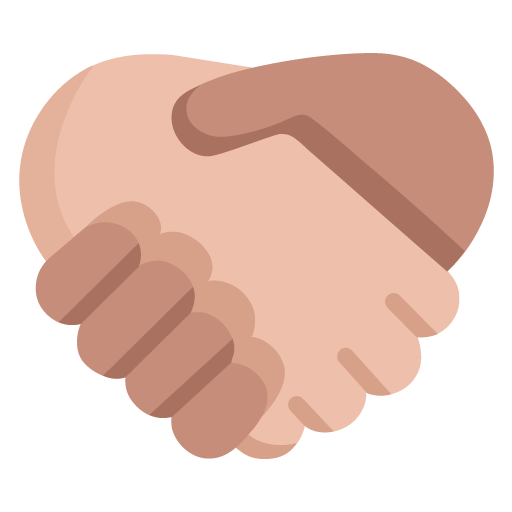 Handshake: Medium-Light Skin Tone, Medium Skin Tone, the design in this release