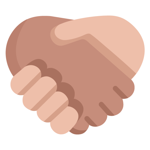 Handshake: Medium Skin Tone, Medium-Light Skin Tone, the design in this release