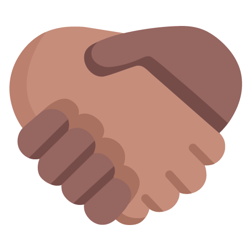 Handshake: Medium Skin Tone, Medium-Dark Skin Tone, the design in this release