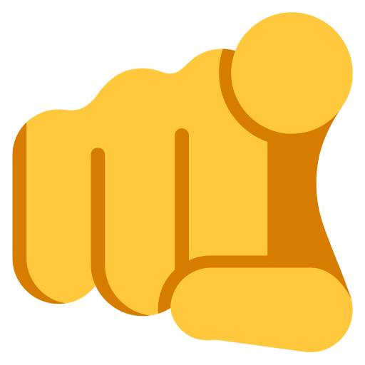 index pointing at the viewer — Microsoft