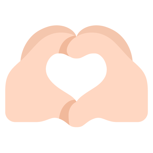 Heart Hands: Light Skin Tone, the design in this release