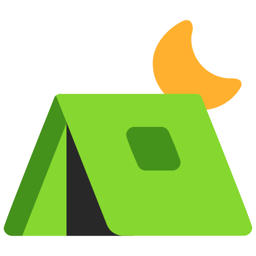 Tent as drawn by Microsoft in Windows 11 22H2