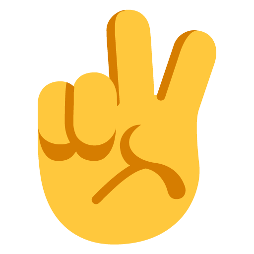 Victory Hand as drawn by Microsoft in Windows 11 22H2