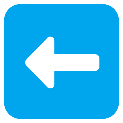 Left Arrow as drawn by Microsoft in Windows 11 22H2