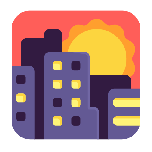 Sunset as drawn by Microsoft in Windows 11 23h2 June 2024 Update