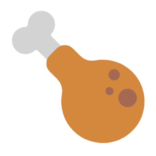 Poultry Leg as drawn by Microsoft in Windows 11 23h2 June 2024 Update