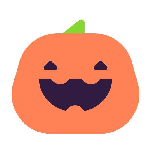 Jack-O-Lantern as drawn by Microsoft in Windows 11 23h2 June 2024 Update
