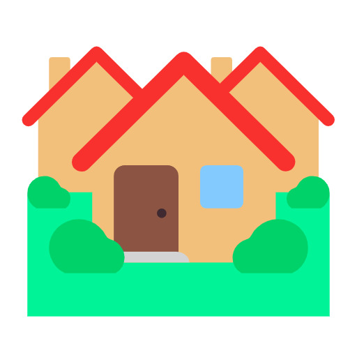 Houses as drawn by Microsoft in Windows 11 23h2 June 2024 Update
