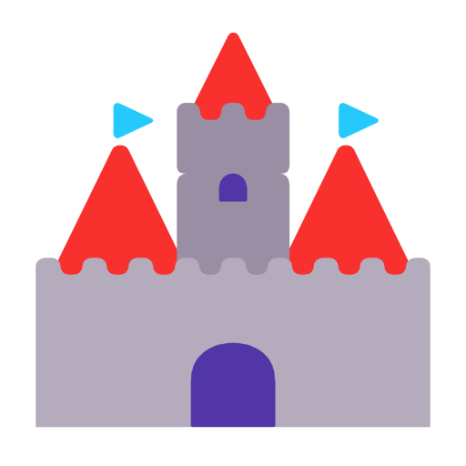 Castle as drawn by Microsoft in Windows 11 23h2 June 2024 Update