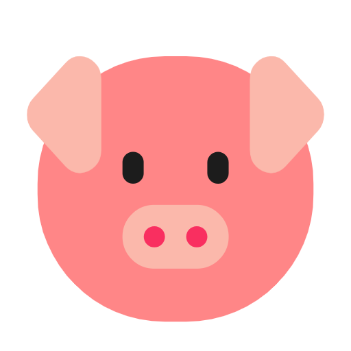 Pig Face as drawn by Microsoft in Windows 11 23h2 June 2024 Update