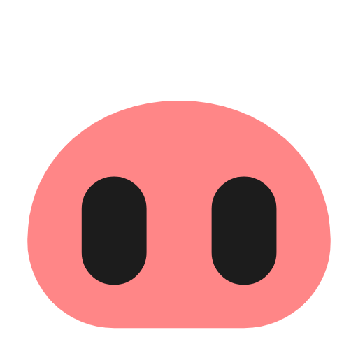 Pig Nose as drawn by Microsoft in Windows 11 23h2 June 2024 Update