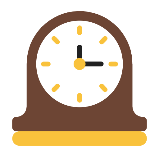 Mantelpiece Clock as drawn by Microsoft in Windows 11 23h2 June 2024 Update