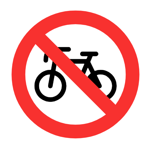 No Bicycles as drawn by Microsoft in Windows 11 23h2 June 2024 Update