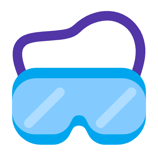 Goggles as drawn by Microsoft in Windows 11 23h2 June 2024 Update
