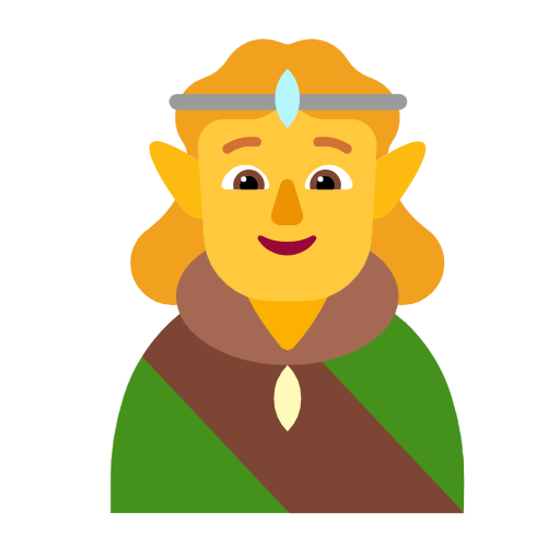 Elf as drawn by Microsoft in Windows 11 23h2 June 2024 Update