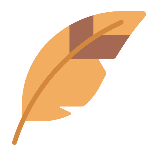 Feather as drawn by Microsoft in Windows 11 23h2 June 2024 Update