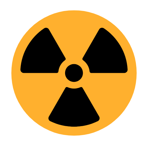 Radioactive as drawn by Microsoft in Windows 11 23h2 June 2024 Update