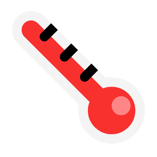 ترمومتر as drawn by Microsoft in Windows 11 23H2