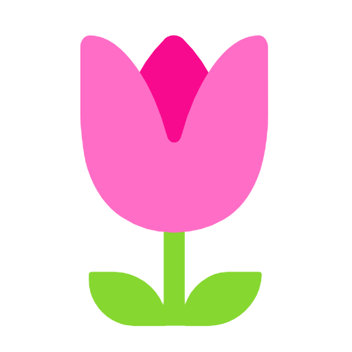 Tulip as drawn by Microsoft in Windows 11 23H2