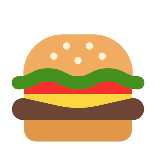 Hamburger as drawn by Microsoft in Windows 11 23H2