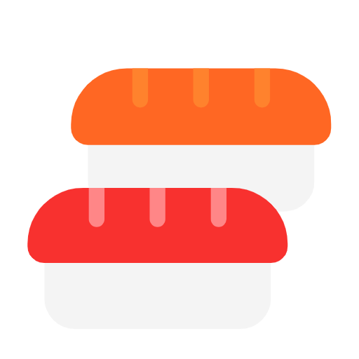 Sushi as drawn by Microsoft in Windows 11 23H2