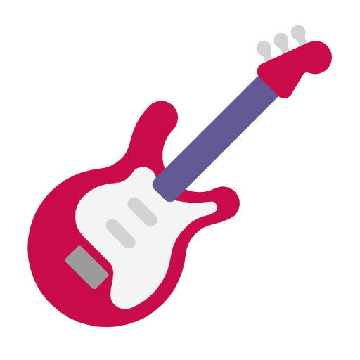 Guitar as drawn by Microsoft in Windows 11 23H2