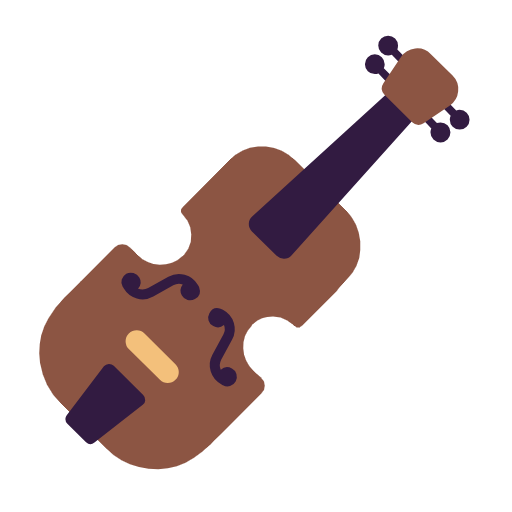 Violin as drawn by Microsoft in Windows 11 23H2