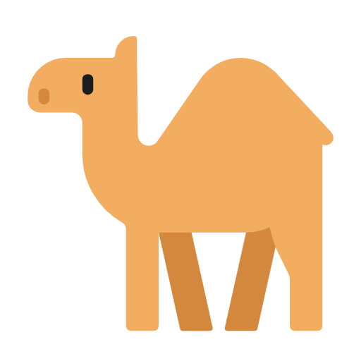 Camel as drawn by Microsoft in Windows 11 23H2