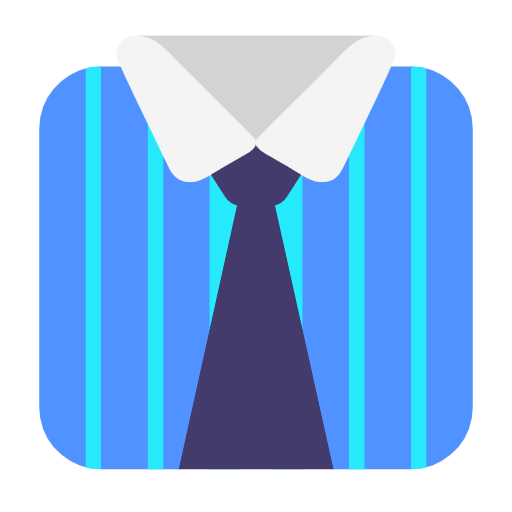 Necktie as drawn by Microsoft in Windows 11 23H2