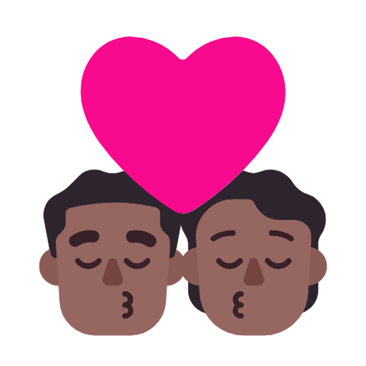 Kiss: Man, Person, Medium-Dark Skin Tone, the design in this release
