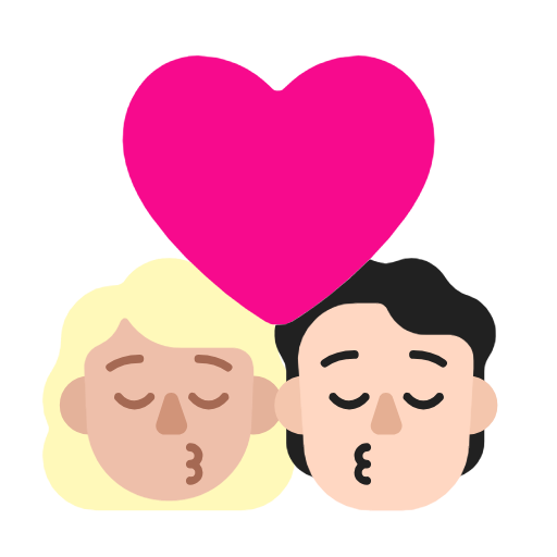 Kiss: Woman, Person, Medium-Light Skin Tone, Light Skin Tone, the design in this release