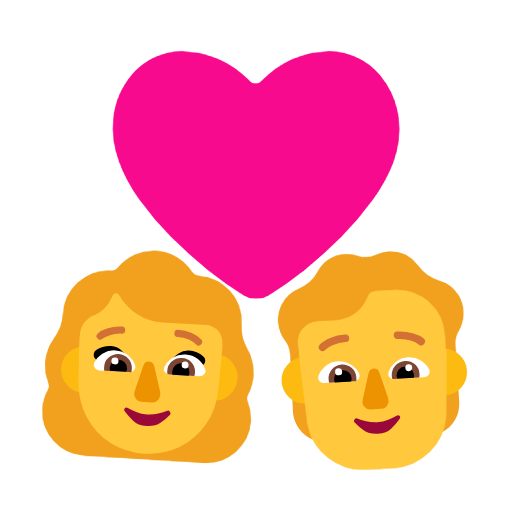 Couple With Heart: Woman, Person, the design in this release