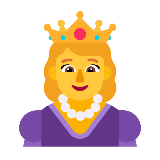 Princess as drawn by Microsoft in Windows 11 23H2