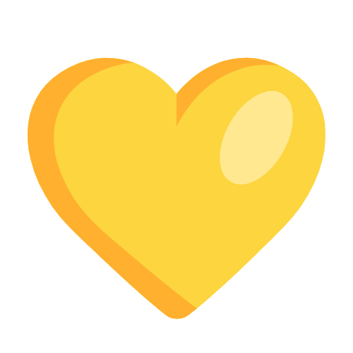 Coração Amarelo as drawn by Microsoft in Windows 11 23H2