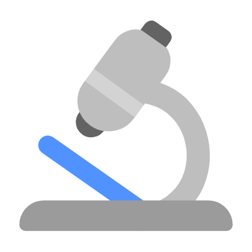 Microscope as drawn by Microsoft in Windows 11 23H2