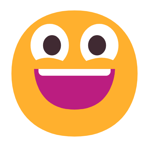 Grinning Face with Big Eyes, the design in this release