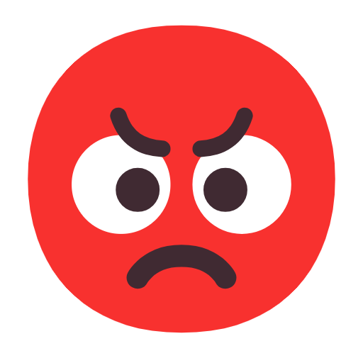 Enraged Face as drawn by Microsoft in Windows 11 23H2