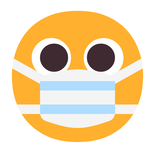 Face with Medical Mask, the design in this release