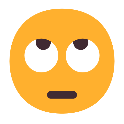 Face with Rolling Eyes, the design in this release