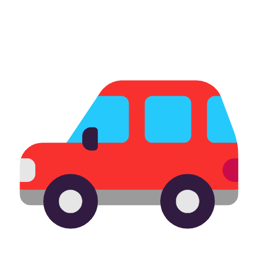 Automobile as drawn by Microsoft in Windows 11 23H2