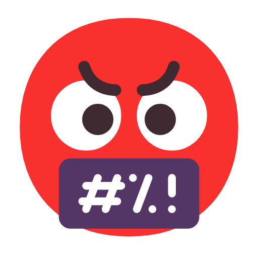 Face with Symbols on Mouth, the design in this release